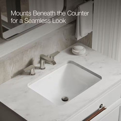 Caxton 20.4 In. X 19.75 In. Undermount Bathroom Sink in White Vitreous China