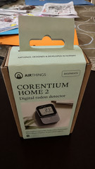 Airthings Corentium Home 2 Digital Radon Detector Indoor Air Quality Monitor