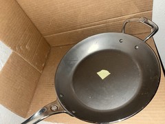 De Buyer Mineral B Pro Carbon Steel Fry Pan Stainless-Steel Nonstick 12 1/2″