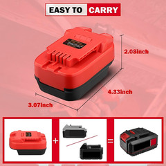 For Milwaukee M18 Battery Adapter, Adaptor Convert for Milwaukee 18V Battery & D