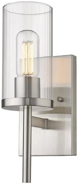 Golden Lighting Winslett 4.875 in. 1-Light Pewter Sconce Vanity Light