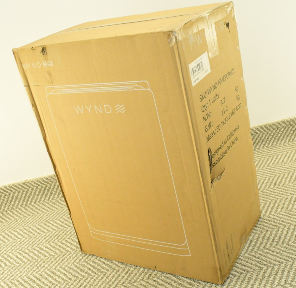 Wynd Max Home Air Purifier HEPA Filter Smart Purification 1200 sq ft WHITE, NEW