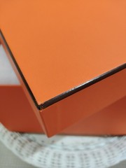 Hermes Orange Empty Gift Box Birkin 30 39×32×18.5cm full set From japan