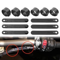 10Pcs Rubber Cable Ties Straps for Wire Management,Motorcycle Clutch Line
