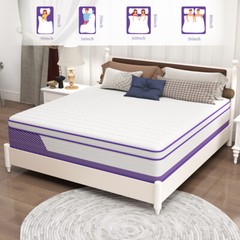 12/14 Inch Mattress Memory Foam InnerSpring Twin Full Queen King Size In A Box