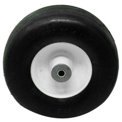 (2) Flat Free Solid Tire Front Caster Wheel 9×3.50-4 for Exmark 103-1224 103-217