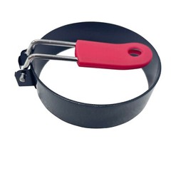 2 Round Non-Stick Stainless Steel Egg Ring for Fried Egg Pancakes Sandwiches 3″