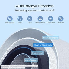 Waterdrop Alkaline Countertop Water Filter, 12 Months or 8,000 Gallons Long-Life
