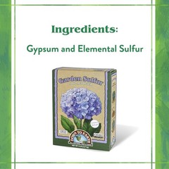 Down to Earth Garden Sulfur All Natural Soil Acidifier Amendment, 5lbs