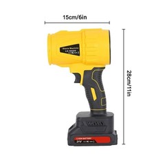 Electric Cordless Leaf Blower, 60000 RPM Motor, Nozzle Set, Handheld Lightweight