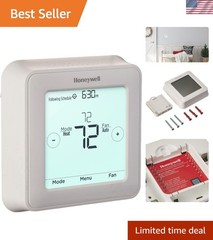 Intuitive Touchscreen Thermostat for 7-Day Scheduling & Smart Heating/Cooling