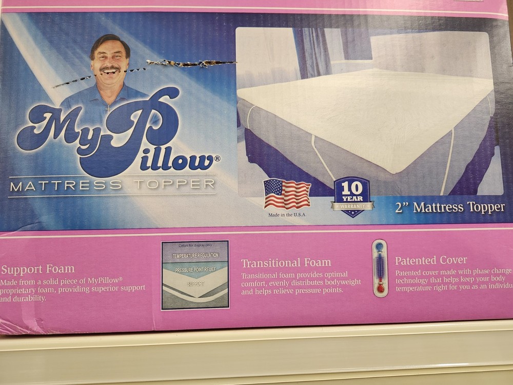 My Pillow Mattress Topper Queen Brand New