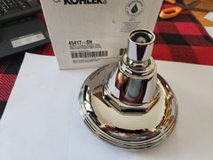 Kohler 45417-SN K-45417 Pinstripe Single Function Shower Head, Polished Nickel