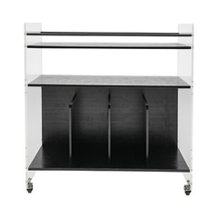 Acrylic End Table,Rectangle Side Table, Bamboo Acrylic Modern End Table
