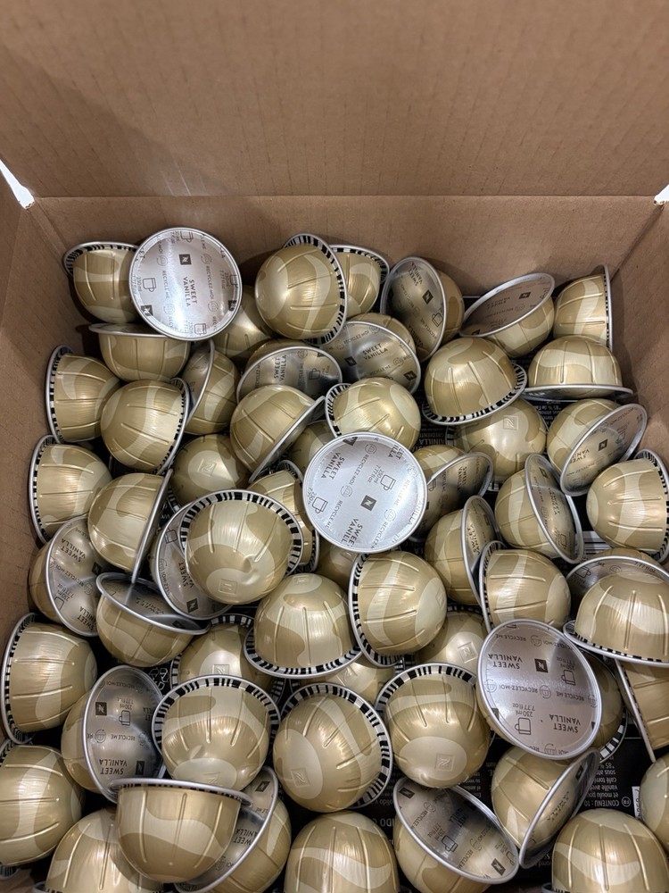 Nespresso Vertuo Sweet Vanilla/Douce Vanille Medium Roast 60 Pods LOOSE/BULK
