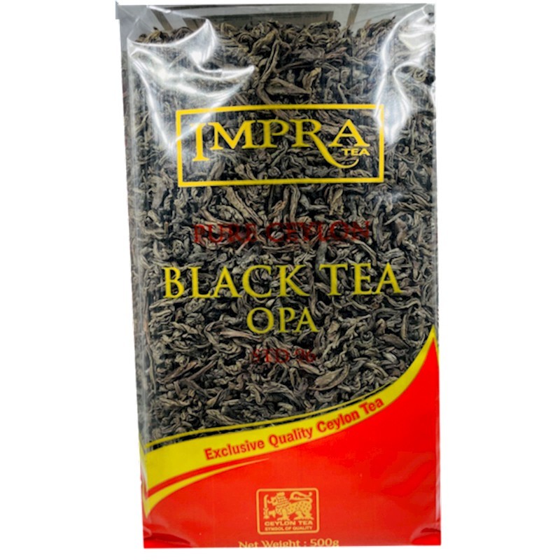Impra OPA Black Tea 500g | Pure Ceylon Loose Leaf | Big Leaves