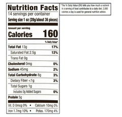 Great Value Lightly Salted Cashew Halves & Pieces, 14 oz New