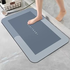 SUPER Water Absorbent Bath Mat Non-Slip Quick Dry Bathroom Shower Rug 24″/32″.