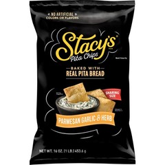 Stacy’s Pita Chips, Parmesan Garlic & Herb, No 16 Ounce (Pack of 1)