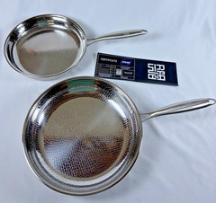 Siraat titanium hammered pan pro Set Larger And Smaller Pans