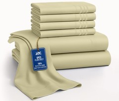 Bed Sheet Set 6 Piece Bedding Comfort Microfiber Deep Pocket 1800 Series Sheets