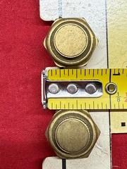 General Tools No. 803 Stair Gauge Fixtures, Brass, 2 Pieces -New, Old Inventory
