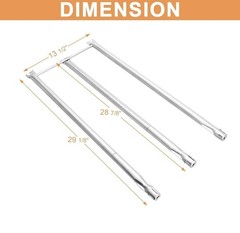 7506 Stainless Steel Burner Tube Set for Weber Genesis 1000 to 5500, Genesis Gol