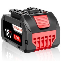 2 Pack 18V Battery For Bosch 18V 8.0AH Li-ion BAT609 BAT610G BAT618 GSR18V-LI