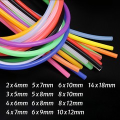 High Temp Flexible Rubber Pipe Food Grade Silicone Tube Various Colors & Sizes