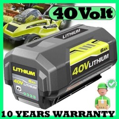 For RYOBI 40V Lithium-Ion 4Ah High Capacity Battery OP40404VNM Battery /Charger