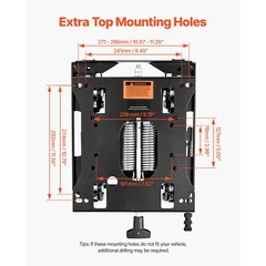 Seat Suspension Kit with Seat Slider Universal for Lawn Mower Tractor Forklift