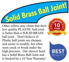 The HIGHEST PRESSURE High Pressure Showerhead. Money back Guarantee! Soft 12GPM!