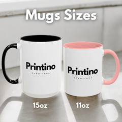 Personalized Custom Photo Collage Ceramic Coffee Mug Both Side Printed 15oz 11oz
