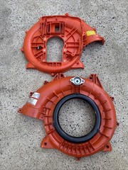 OEM Husqvarna 350BT 150BT Blower Housing Both Halves Fan With Screws & Buffers