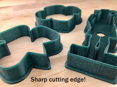 Scouting Cookie Cutters Set Girls Troop Meeting Camping Hiking Leader 3D Printed