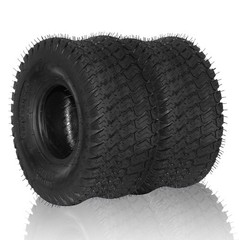 2 * 15×6.00-6 Lawn Mower Garden Tractor Turf Tires 4 Ply Tubeless 15×6-6 15x6x6