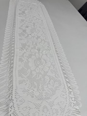 white lace table runner Size 14 X 56 Inch Set Of 2