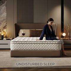 12″ Full Hybrid Mattress Memory Foam Medium Firm CertiPUR-US Pressure Relief