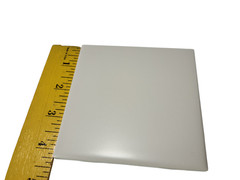 Beige Ceramic Tile 4.25 in Almond Bone Matte Subway Square Mid Century Modern