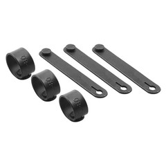 10Pcs Rubber Cable Ties Straps for Wire Management,Motorcycle Clutch Line