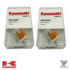 Kawasaki Fuel Filter 49019-0027 FR541V FR600V FR651V FR691V FR730V 2-Pack
