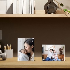 8 Pcs 2.5 x 3.5 Inch Mini Acrylic Picture Frames, Clear Acrylic Photo Busines…
