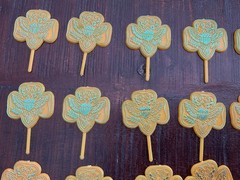 NOS Vintage Girl Scouts Traditional Eagle Logo Emblem Cupcake Picks 40+ Lot