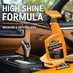 (2 pack) Armor All Ultra Shine Protectant Car Cleaning Spray – 16 fl oz