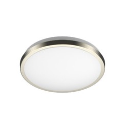 LED Ceiling Lights Flush Mount Brushed Nickel 1200 Lumens Adjustable Brightness