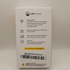 Airthings Corentium Home Radon Detector 223 Portable, Lightweight, Easy-to-Use,