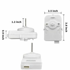Condenser Fan Motor Set Compatible with Whirlpool Refrigerator W10124096