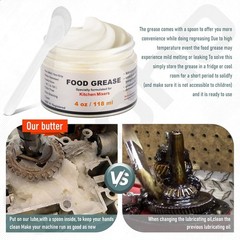 4Oz Food Grade Grease for Kitchenaid Stand Mixer with Gaskets, Extend Machine Li