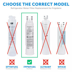 NEW 3-Pack Frigidaire PWF-1 FPPWFU01 Refrigerator PurePour Water &Ice Filter