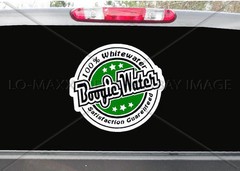 Boogie Water 100% Whitewater Satisfaction Guaranteed Kayaking Vinyl Sticker